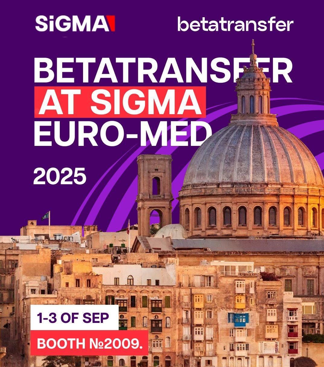 Betatransfer at SiGMA Euro-Med 2025
