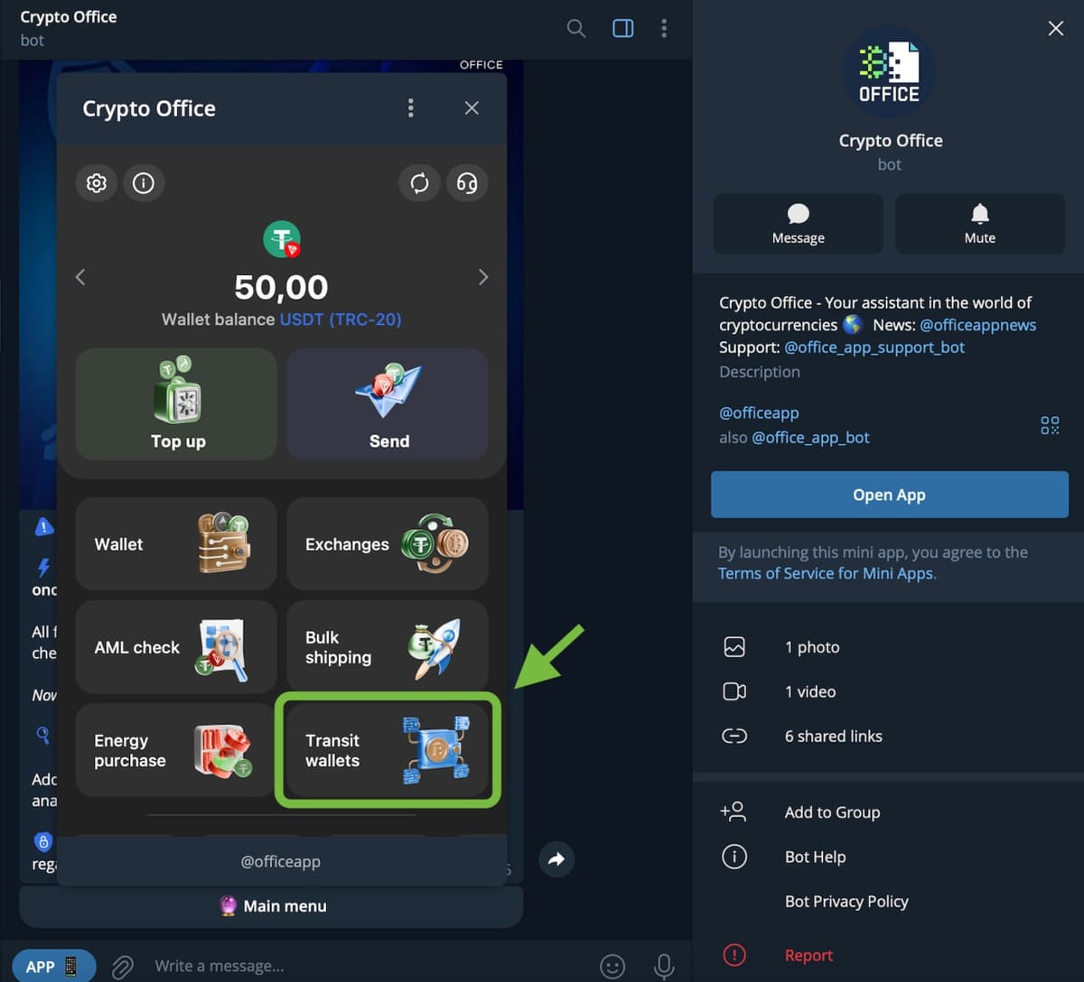 💸 USDT wallet with no blocks, no KYC, and no transaction limits