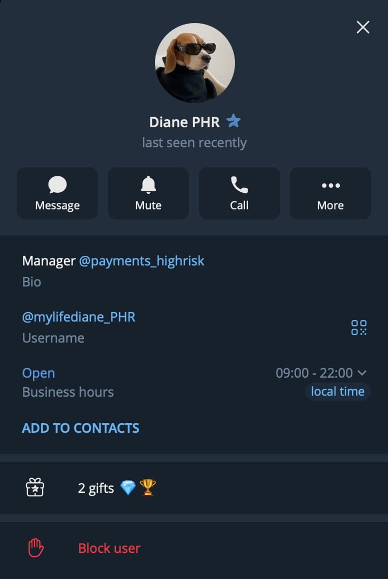 ‼️ Beware – fake account of the PHR team